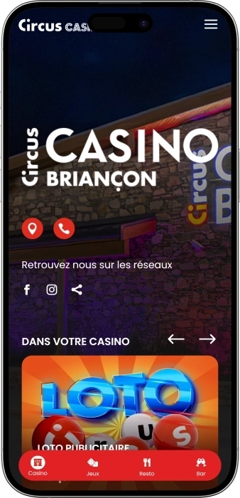 Application Casino Circus Briançon